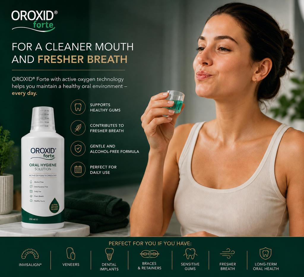OROXID® Mouthwash with Active Oxygen Technology