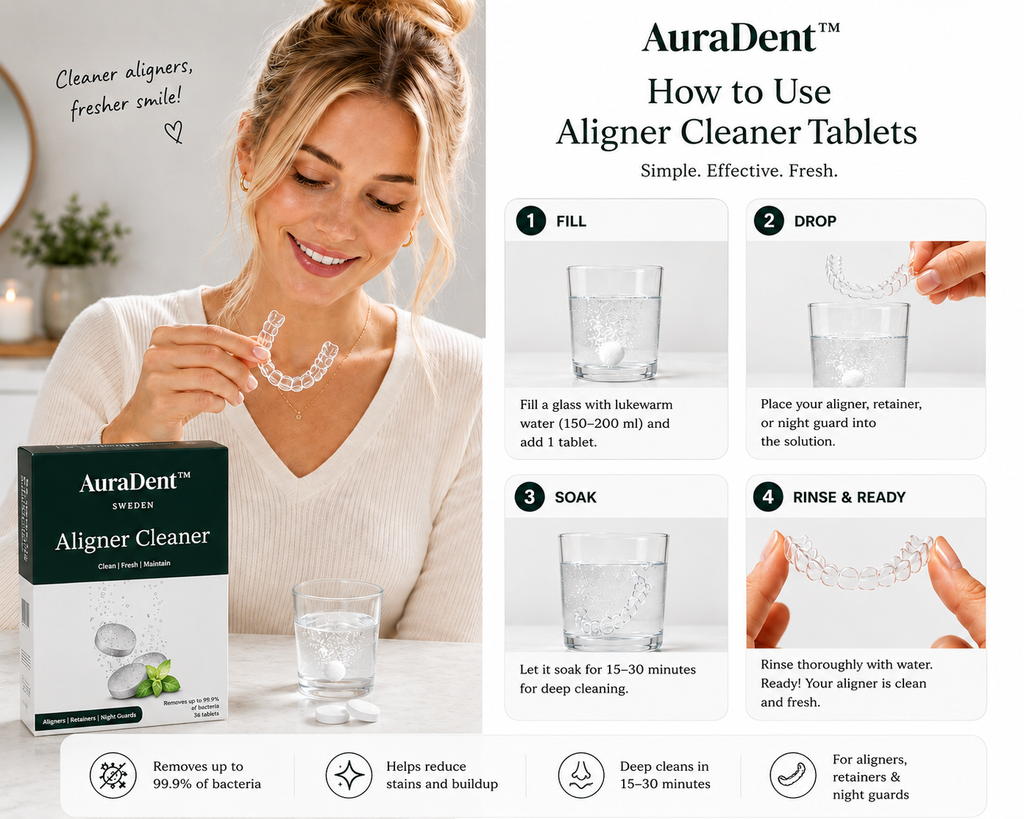 AuraDent™ Aligner Cleaner 36 Tablets