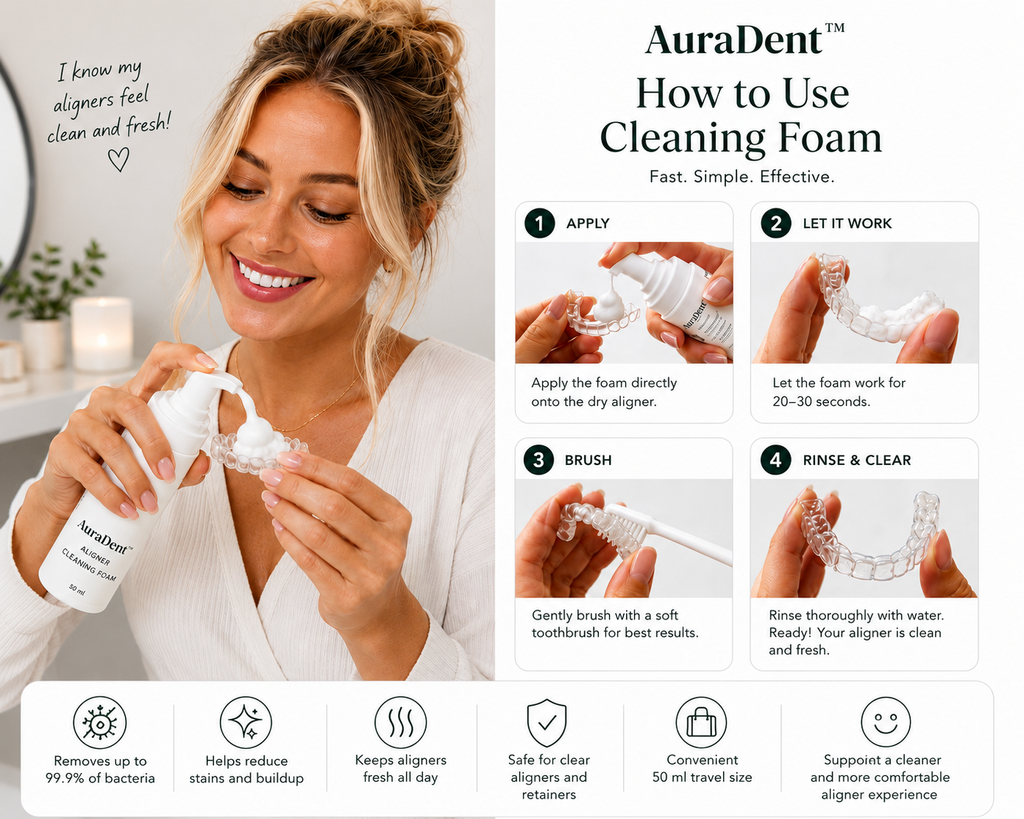 AuraDent™ Aligner Cleaning Foam 50ml