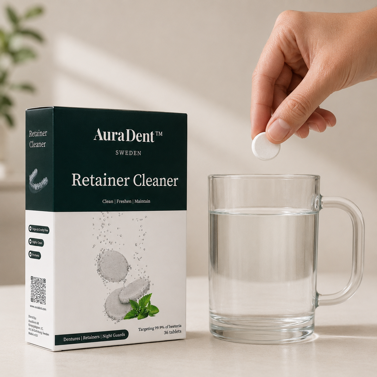AuraDent™ Aligner Cleaner 36 Tablets